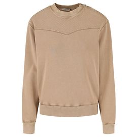 Bottega Veneta Langarm-Pullover mit Rundhalsausschnitt Beige