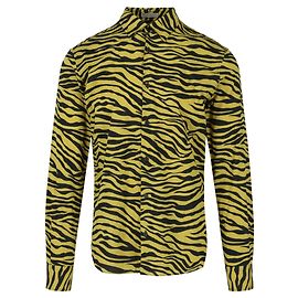 Bottega Veneta Camicia abbottonata con stampa zebrata Multicolore