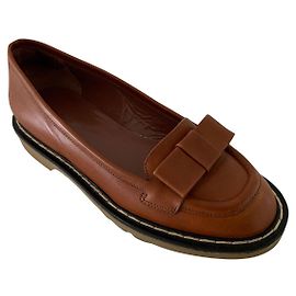 Sonia Rykiel Flats Brown Cognac