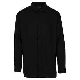 Bottega Veneta Langarm-Hemd mit Knöpfen Schwarz