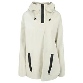 Bottega Veneta Giacca in pelle con zip parziale Bianco Crudo