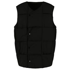 Gilet trapuntato smanicato Bottega Veneta Nero