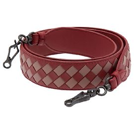 Tracolla per borsa in pelle intrecciata Bottega Veneta Rosa