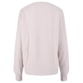 Bottega Veneta-Bottega Veneta Long Sleeve Knit Sweater-White,Cream