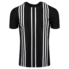 Bottega Veneta-Bottega Veneta Short Sleeve Striped Shirt-Black