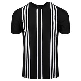 Bottega Veneta Camicia a Righe Manica Corta Nero