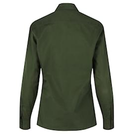 Bottega Veneta-Bottega Veneta Button-Up Shirt-Green