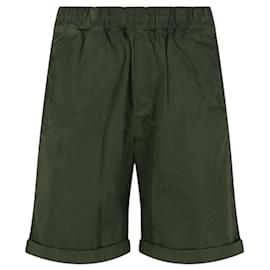 Bottega Veneta-Bottega Veneta Cuffed Shorts-Green