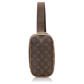Louis Vuitton-Monogram Pochette Gange-Marron