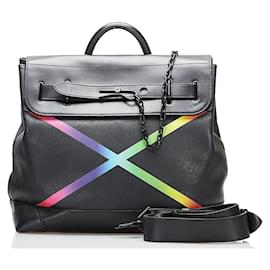 Louis Vuitton-Taiga Rainbow Steamer PM-Black