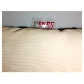 Kenzo-KENZO BORSA CUSCINO / CUSCINO DA VIAGGIO / LINEA LINGERIE CREMA ECRU CABOCHONS-Bianco sporco