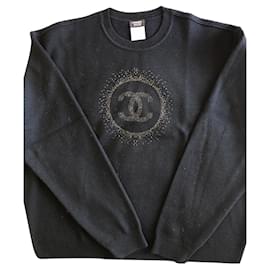 Chanel Strickwaren Schwarz