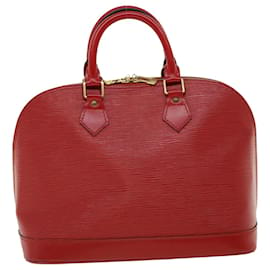 Louis Vuitton-LOUIS VUITTON Epi Alma Hand Bag Red M52147 LV Auth 35454-Red