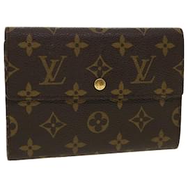 Louis Vuitton-LOUIS VUITTON Monogram Porte Tresor Etui Papie Wallet M61202 LV Auth yk5848-Other