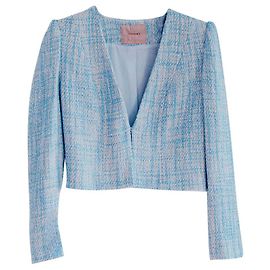 Twin Set Tweed Hellblau