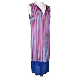 Antik Batik-ANTIK BATIK ROBE DRESS FOLK BAYADERE  ET BAROQUE T 38/40-Multicolore