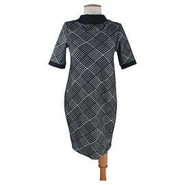 Autre Marque Renaissance Dress Black White Black White