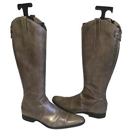 Santoni bottes Gris