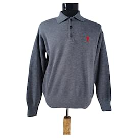 Ami Paris Pullover Grau