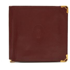 Cartier Bill holder Dark red