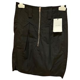 Gonna Isabel Marant in cotone nera Nero