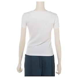 Hermès-Hermes Klassisches weißes T-Shirt XS-Weiß