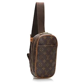 Louis Vuitton-Louis Vuitton Monogram Pochette Gange-Brown