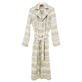 Missoni Vintage Strickmantel Mehrfarben