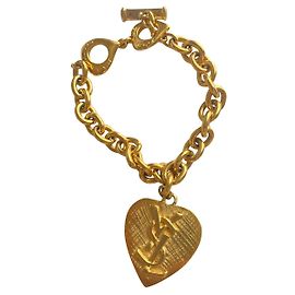 Yves Saint Laurent Pulseira Gold hardware