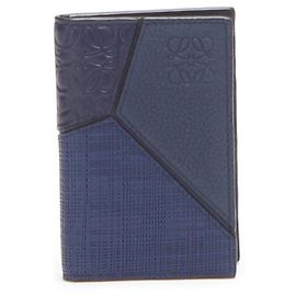 Loewe Puzzle tarjetero plegable Azul