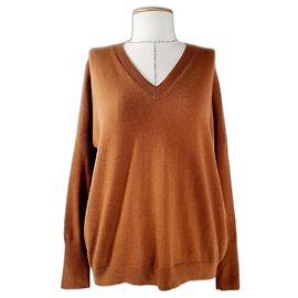 Jumper J.Crew Marrom de Caxemira Marrom