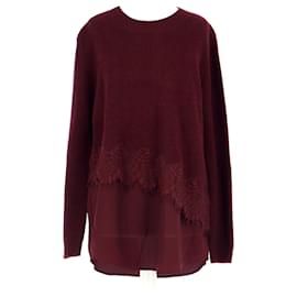 Sandro-sweater-Dark red