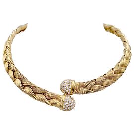 inconnue Collana vintage in oro giallo e diamanti. Altro