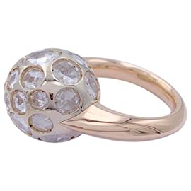 Pomellato-Pomellato ring, "Harem", gold and rock crystal.-Other
