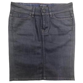 Karl Lagerfeld Jupe Karl Lagarfeld 36 (S) coton enduit bleu marine Bleu