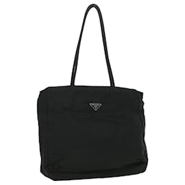 Prada-Bolsa Tote PRADA Nylon Negro Auth fm1997-Negro