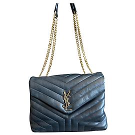 Saint Laurent Bolsa média LouLou Preto