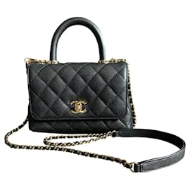Chanel-Coco Handle mini bag-Black