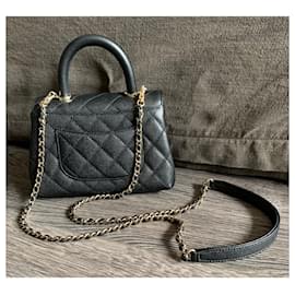 Chanel-Coco Handle mini bag-Black