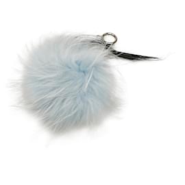 Fendi-Fendi Blue Monster Key Chain-Blue,Light blue