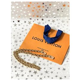 Louis Vuitton-Cinturino dorato-D'oro
