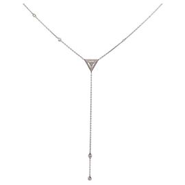NUEVO COLLAR MESSIKA TIE THEA 6467 60-70 Collar de diamantes de oro blanco Plata