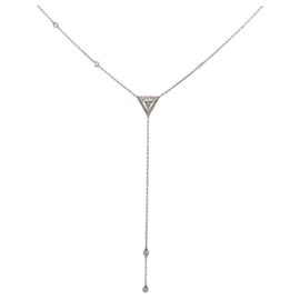 Messika-NEW MESSIKA NECKLACE TIE THEA 6467 60-70 WHITE GOLD DIAMOND NECKLACE-Silvery