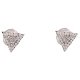 NOVE ORECCHINI MESSIKA THEA 6446 ct d'oro 18k diamanti 0.36ORECCHINI CT Argento