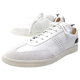 Christian Dior-NINE DIOR sneakers SHOES 3SN225YNP 43 WHITE LEATHER + BOX LEATHER SHOES-White