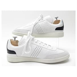 Christian Dior-NINE DIOR sneakers SHOES 3SN225YNP 43 WHITE LEATHER + BOX LEATHER SHOES-White