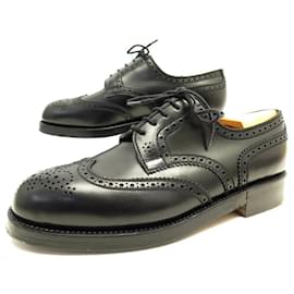 JM Weston-NEW JM WESTON SHOES 589 DERBY TRIPLE INSOLES 8D 42 + SHOES-Black