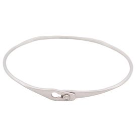 DINH VAN LOCK BRACELET 180.2425 334107 T17 WHITE GOLD 18K DIAMOND DIAMOND Silvery