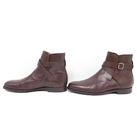 Church's-CHURCH'S RASTDALE JODHPUR BOOTS 11F 45 LARGE BLACK LEATHER BOOTS-Brown