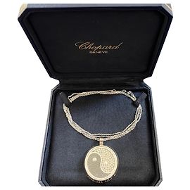 Chopard feliz yin yang Negro Blanco